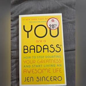 Yellow 'You Are a Badass' Book